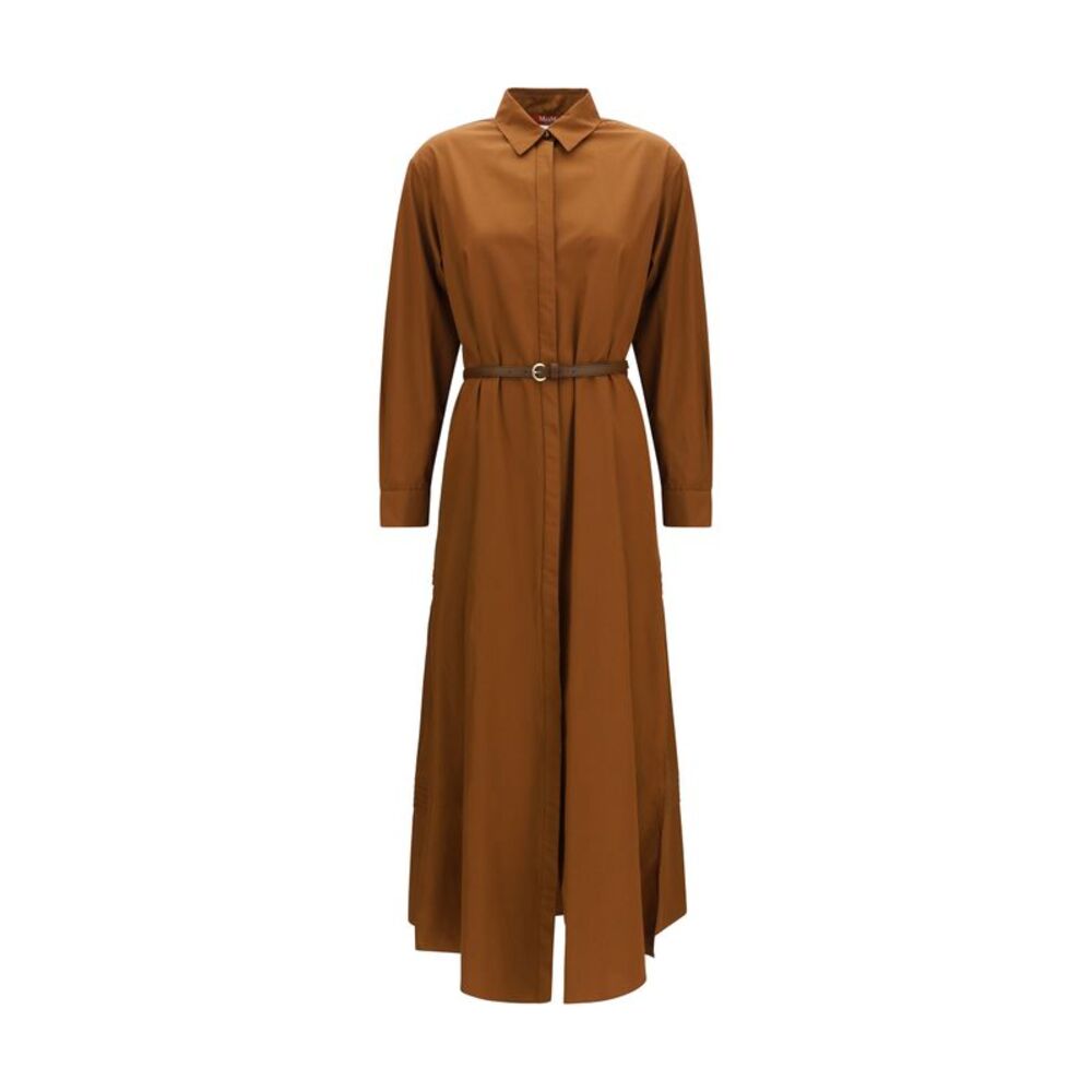Max Mara Studio Women Cotton Shirt Dress